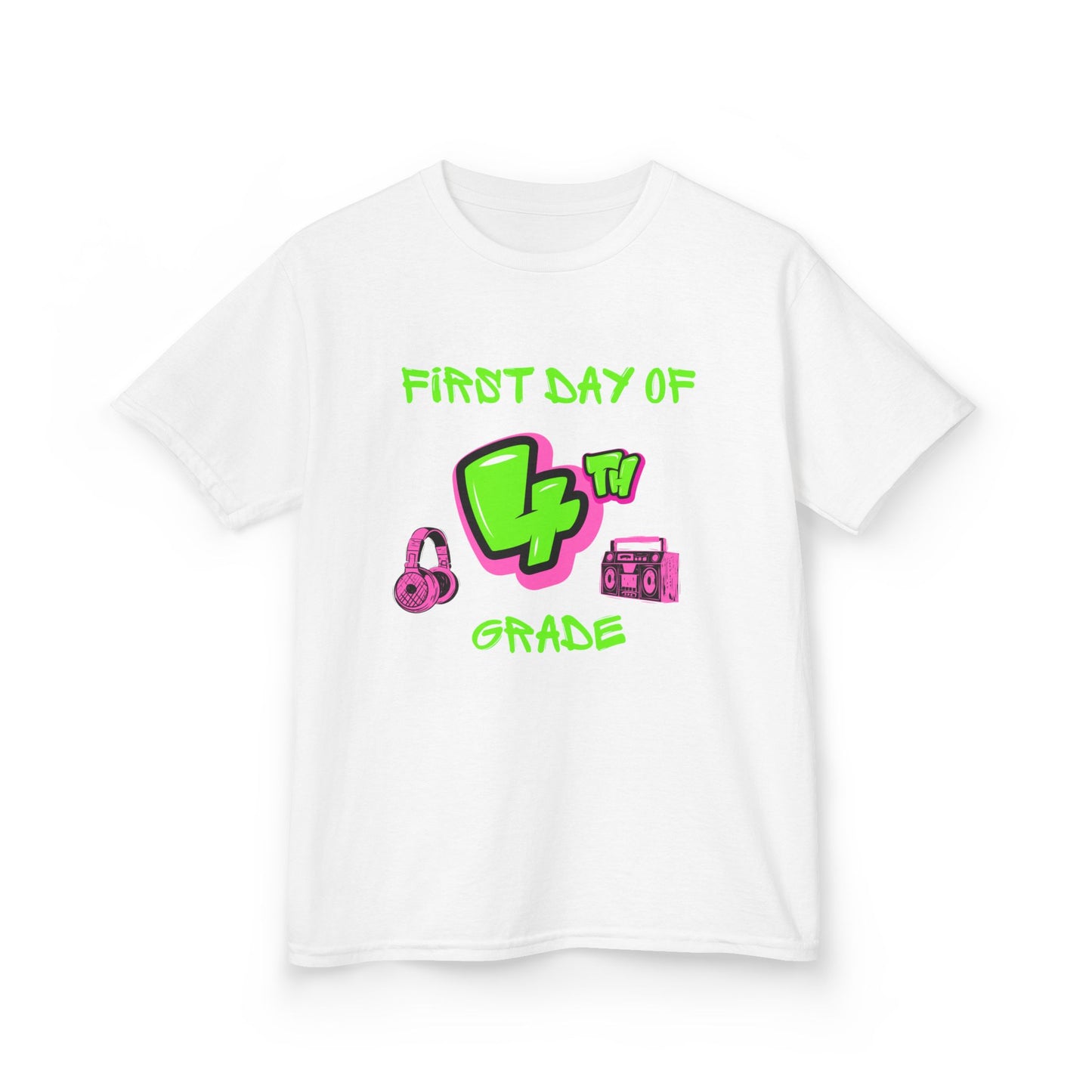 Kids First Day of Grade Tee, Fun School Shirt, Back to School, Kids Graphic Tee, Youth Cotton Tee, Colorful Kids Apparel