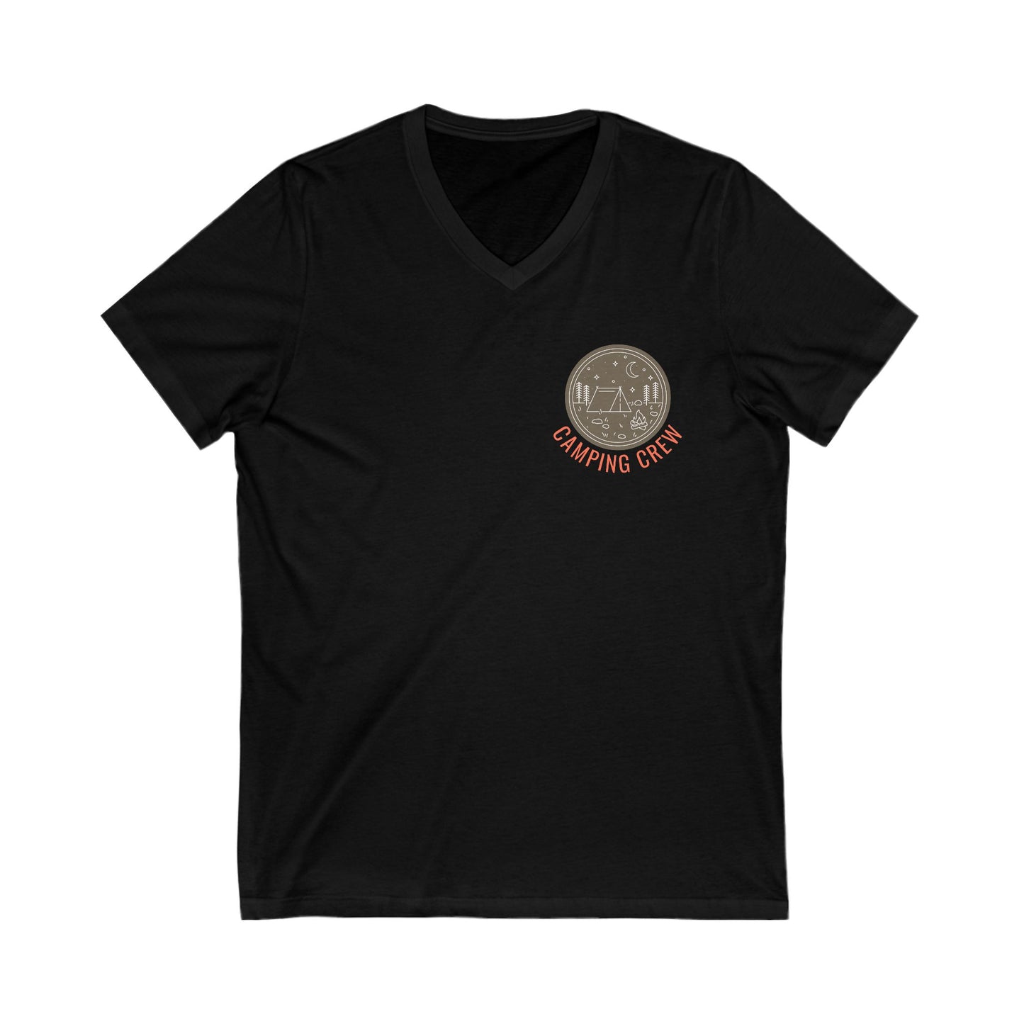 Camping V-Neck Tee