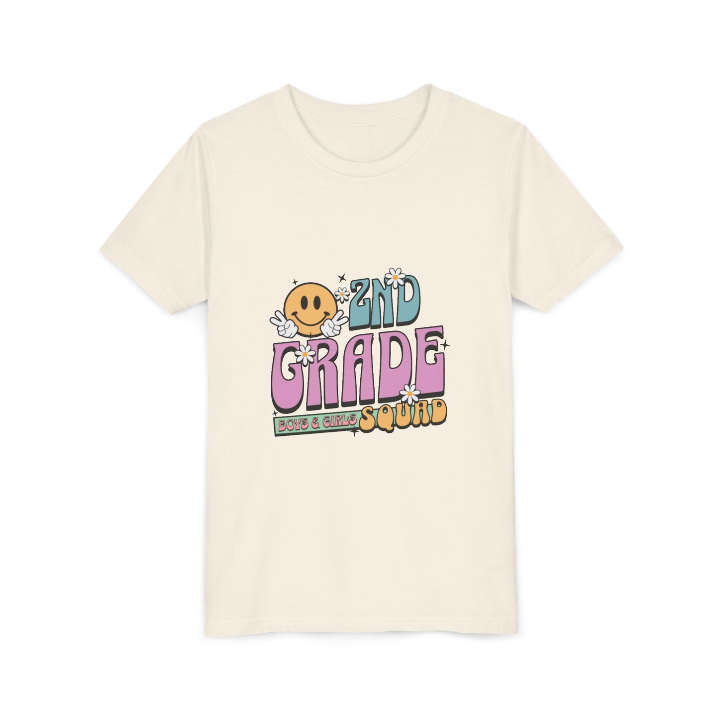 2nd Grade Youth Tee, Fun Kids Shirt, Back to School Outfit, Gift for Students, Birthday Gift, Teacher Appreciation