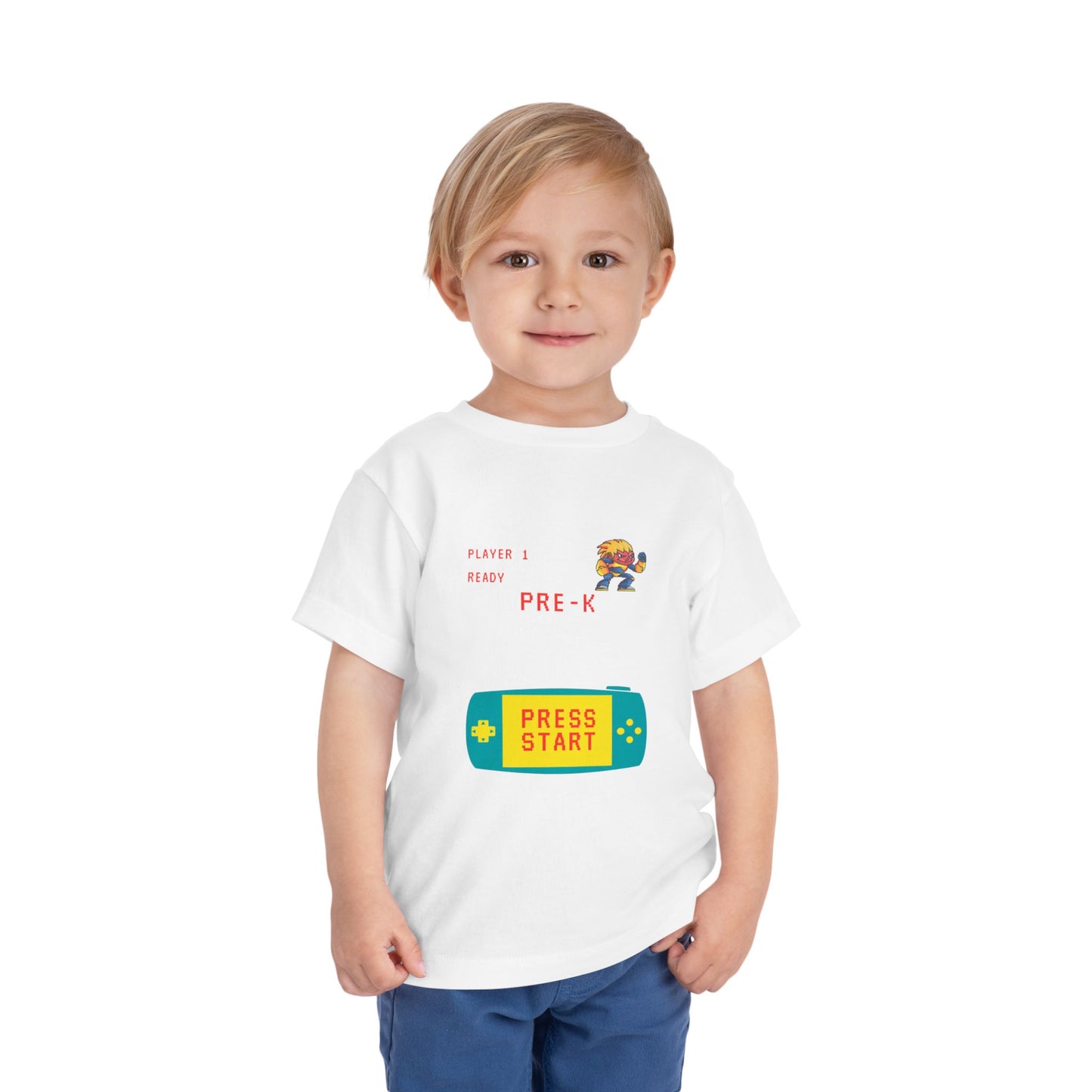 Toddler Gamer Tee, Fun Pre-K Shirt, Playful Toddler Apparel, Kids Game Day Top, Birthday Gift for Little Gamers