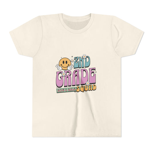 2nd Grade Youth Tee, Fun Kids Shirt, Back to School Outfit, Gift for Students, Birthday Gift, Teacher Appreciation