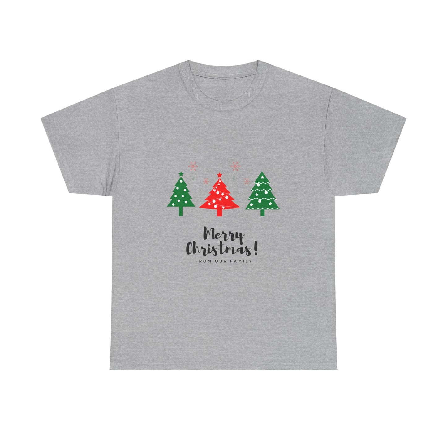 Merry Christmas Unisex Cotton Tee, Holiday Shirt, Christmas Gift, Festive Apparel, Winter Wear, Family Reunion Shirt