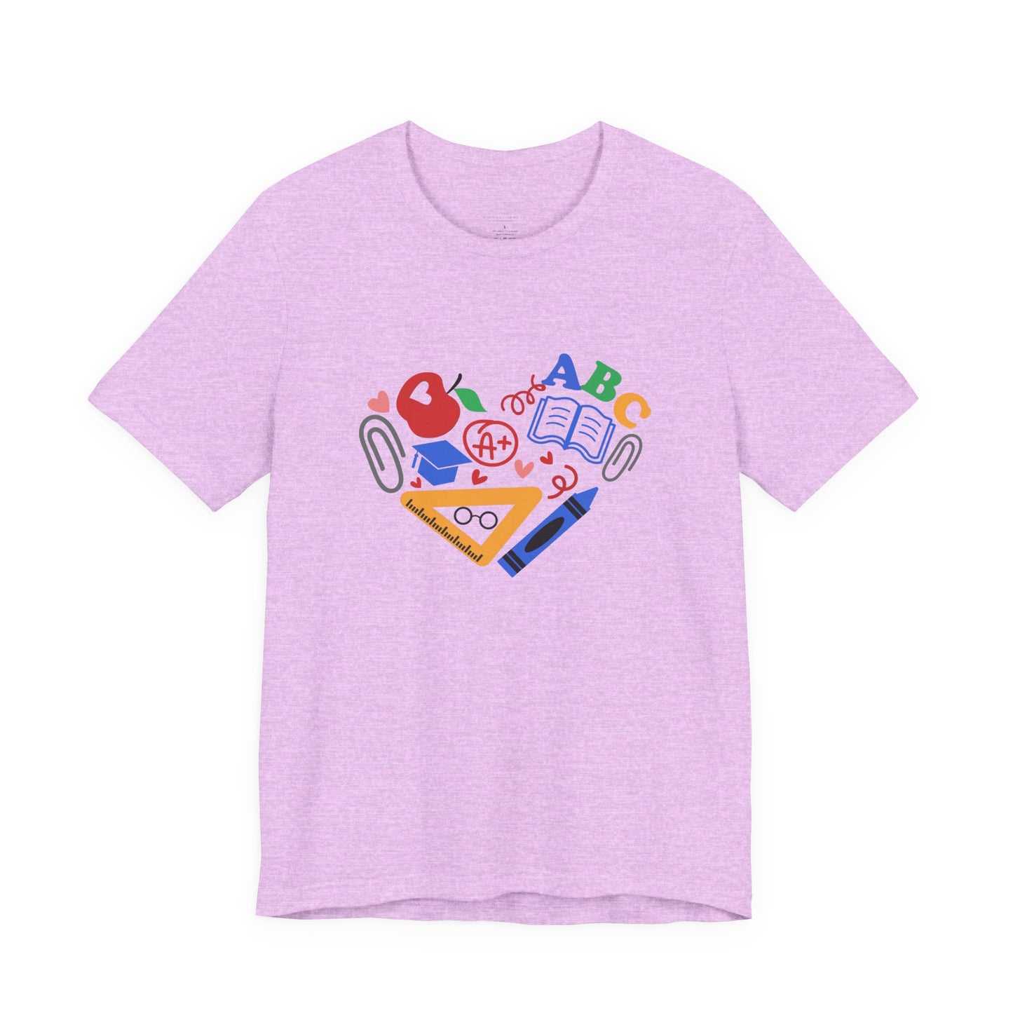 Back to School Heart Tee