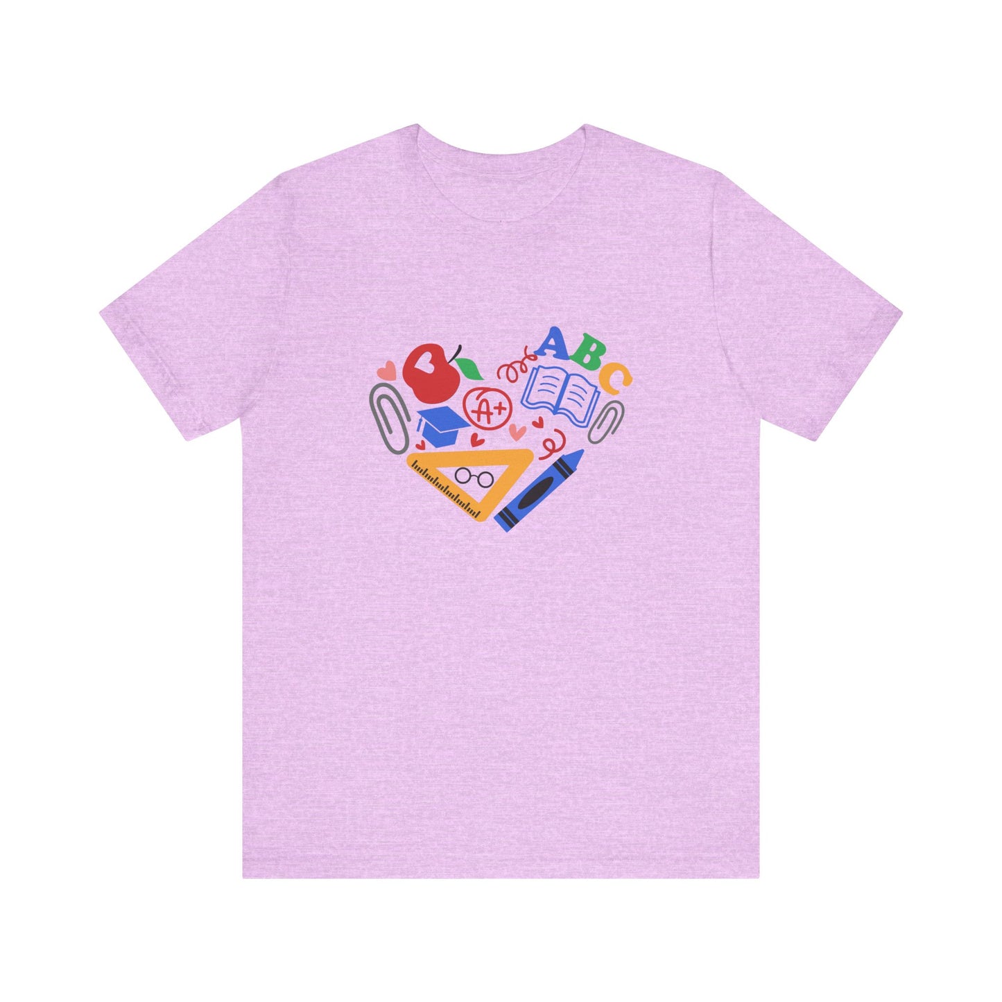 Back to School Heart Tee