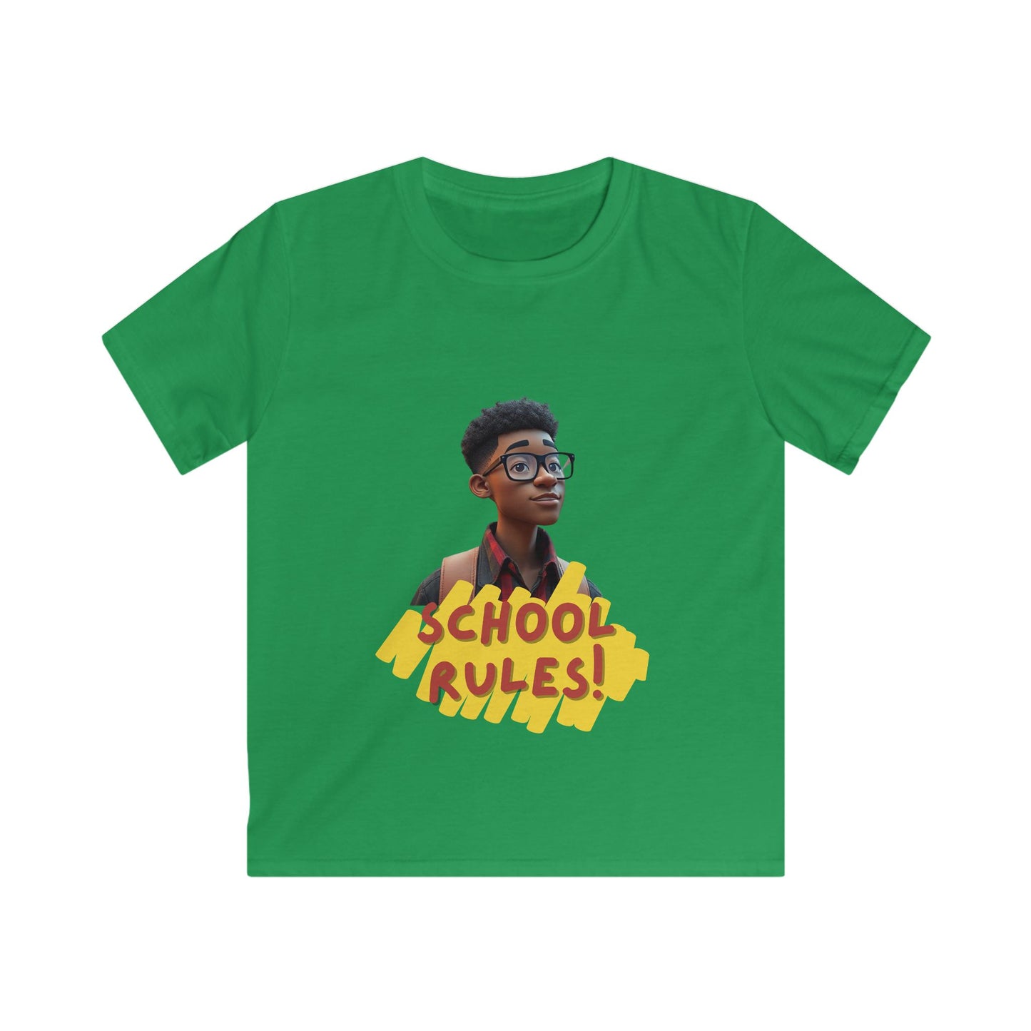 Cool Kids School Rules Tee, Youth Summer Shirt, Back to School Outfit, Kids Graphic Tee, Fun T-Shirt for Boys and Girls