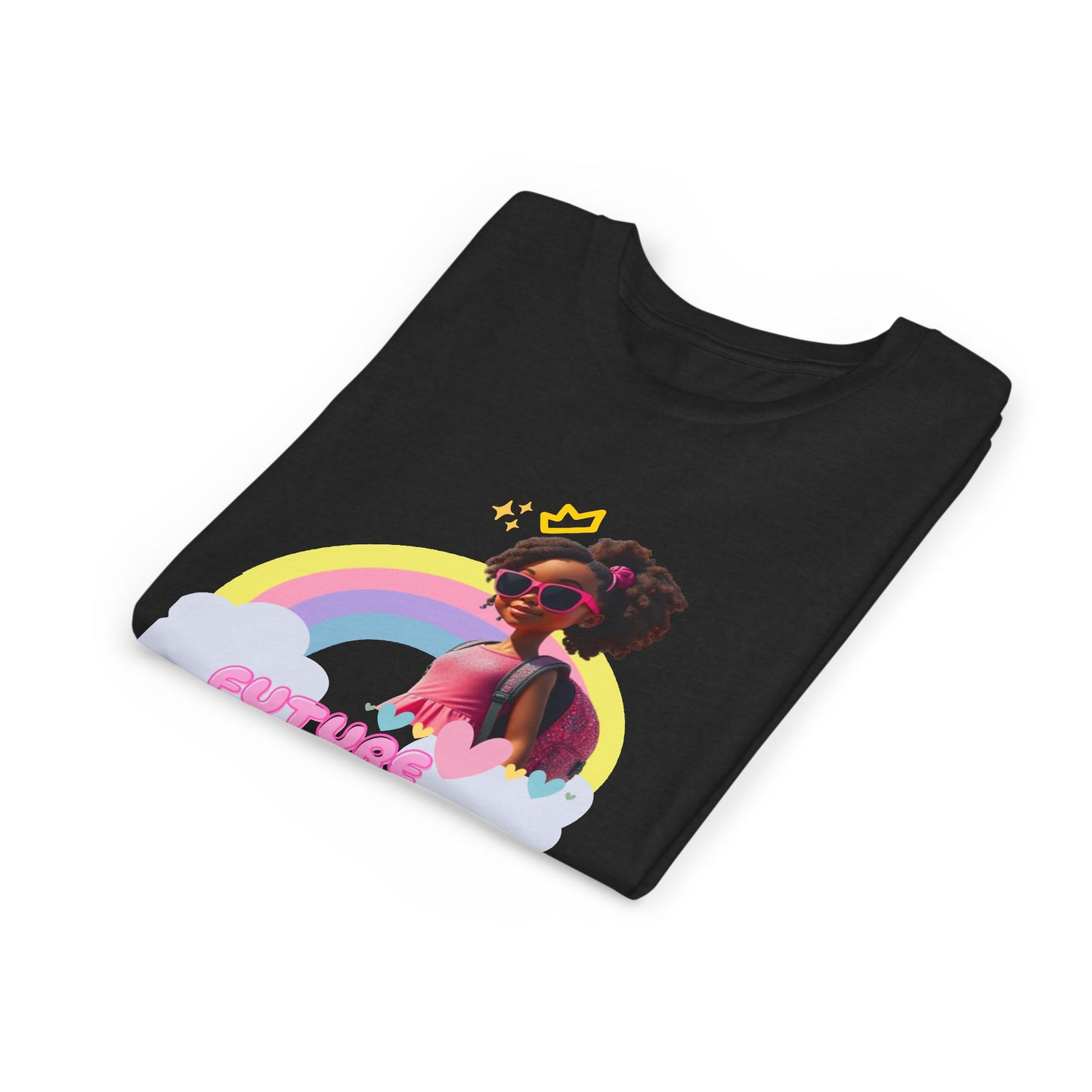 Future YouTuber Graphic Shirt, Cute Kids Tee, Birthday Gift, Rainbow Design, Fun Everyday Wear